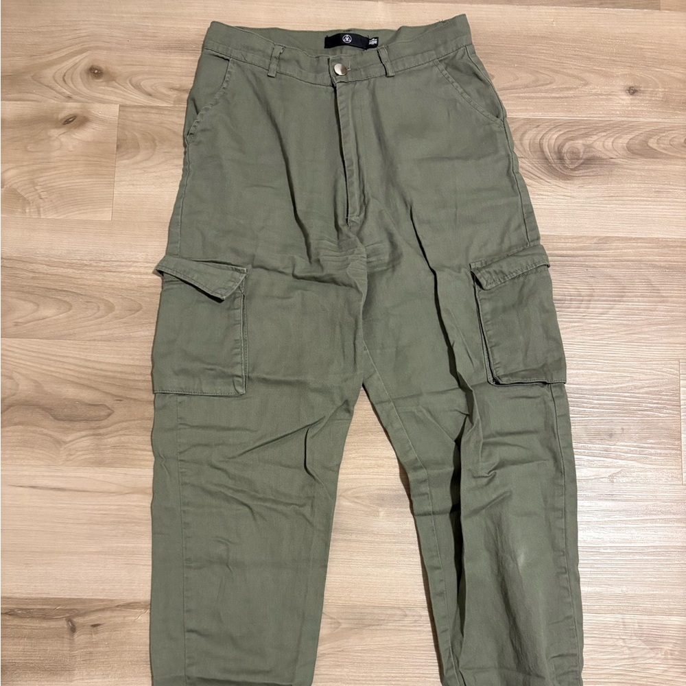 Missguided Olive Cargo Pants